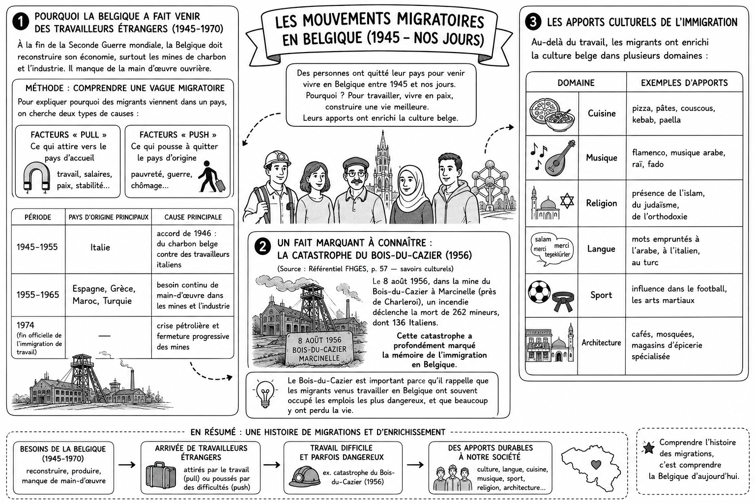 Histoire 3 — Les mouvements migratoires