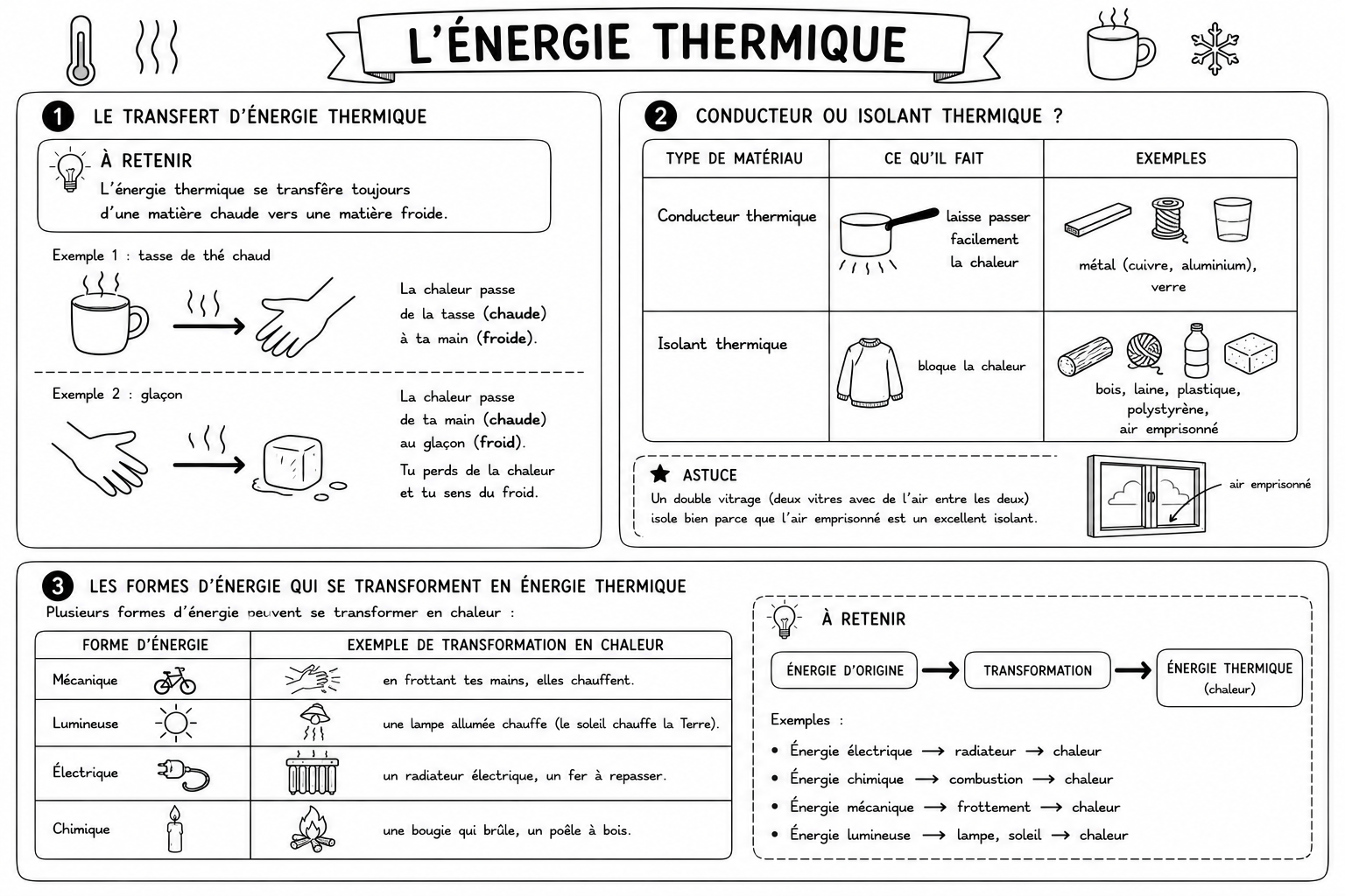 Sciences 10 — Énergie thermique